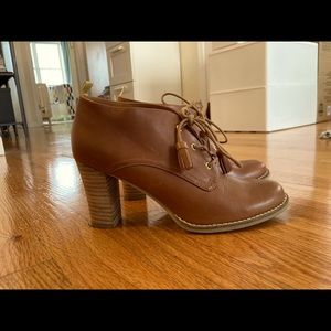 Mellow Yellow Leather Heeled Boots